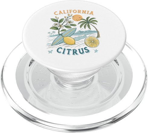Souvenir Shirt California Citrus Sunshine Vintage Graphic Souvenir PopSockets PopGrip for MagSafe