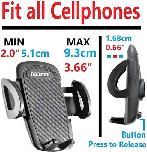 Phone Mount for Car Dash & Windshield - Industrial-Strength Sticky Gel Suction Cup for All Cellphones