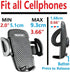 Phone Mount for Car Dash & Windshield - Industrial-Strength Sticky Gel Suction Cup for All Cellphones