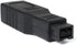 RLECS FireWire IEEE 1394 Type A 400 6 Pin Female to 1394 Type B 800 9 Pin Male Data Transfer Adapter for MacBook