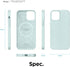 elago Magnetic Silicone Case for iPhone 12 Pro Max (6.7 inch) - Mint, Built-in MagSafe Magnets, Compatible with
