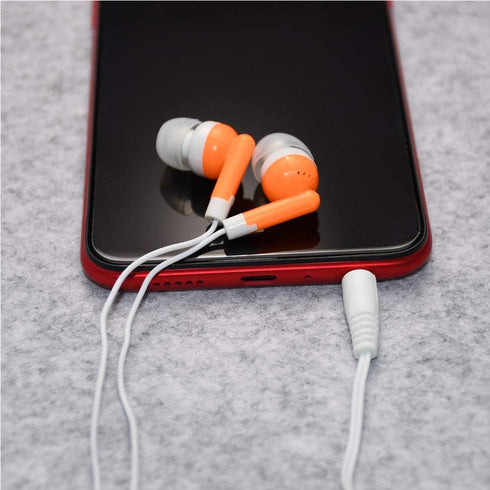 50 Pack MP3 CN-Outlet Wholesale Earbuds Bulk Headphones Individually Bagged for iPhone, Android, Player for Schools