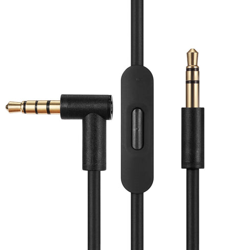 Replacement Black 3.5mm Audio Stereo Jack Cable with MIC for JBL Quantum 600, 800 Over-Ear Gaming Headset