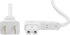 19.5in Power Cord 2-Pack for Sonos One, One SL, Play-1 Speakers - Short White Power Plug Cable