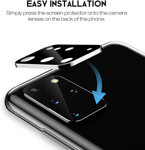 Samsung Galaxy S20 Plus Screen Protector 4 Pack + Camera Lens Protectors, HD Ultra-Thin TPU, In-Display Fingerprint