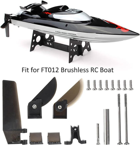 Voluxe FT012, FT012 Tail Rudder Parts for Steering Tail Rudder Parts, Steering Vane Tail Rudder Boat Parts Toy Boat
