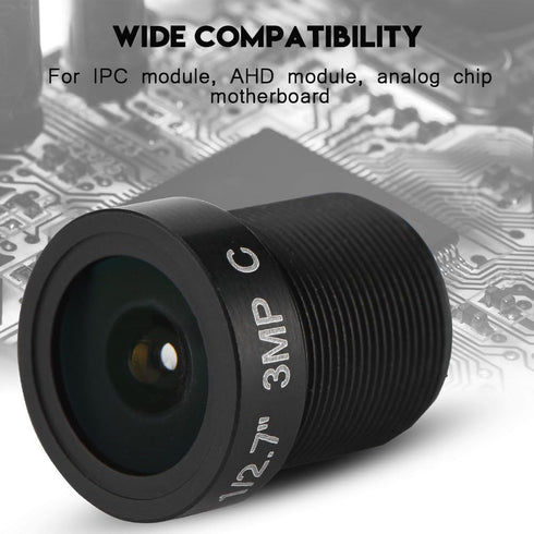 Sonew 2.8mm Lenses Kits for CCTV Cameras - 3 Million Pixels 1/3'' IR CCTV Lens for Network Camera
