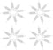 ELEOUTI 500pcs Sim Card Ejector Pin Tool Stainless Steel Anti-Lost Mobile Phone Sim
