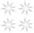 ELEOUTI 500pcs Sim Card Ejector Pin Tool Stainless Steel Anti-Lost Mobile Phone Sim