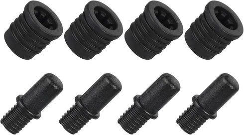 MECCANIXITY Speaker Grill Guides, Plastic Ball and Socket Type, 5.8mm Dia for Speaker Parts Accessories, Pack of 4