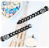 Compatible with Fitbit Inspire 3 Smartwatch Adjustable Metal Band Bling Crystal Rhinestone Bracelet Wrist Strap for