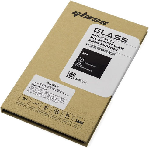 Screen Protector for Sony Alpha A1 A9 A7C A7RIII A7RIV A7III A7SIII, Tempered Glass, 2-Pack