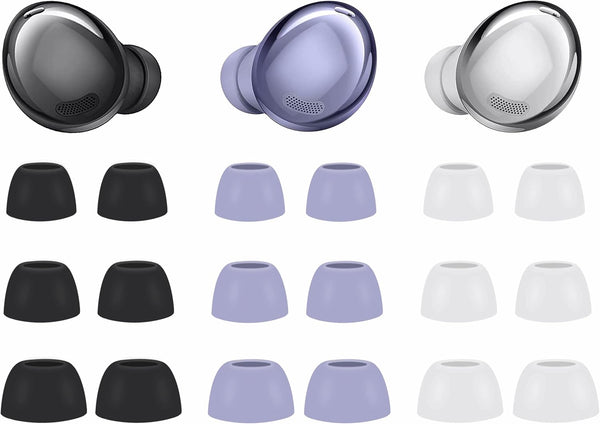 9 Pairs Galaxy Buds Pro Ear Tips, S/M/L Replacement Silicone Rubber Eartips Compatible with Samsung Galaxy Buds