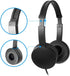 School Headphones for Classroom Students - (KHPC-12B) 12 Packs Black Color Kids' Headphones for School