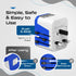 Ceptics Universal Travel Adapter Plug with 4 USB Ports - Charge Cell Phones, Smart Watches, iPhones - For International