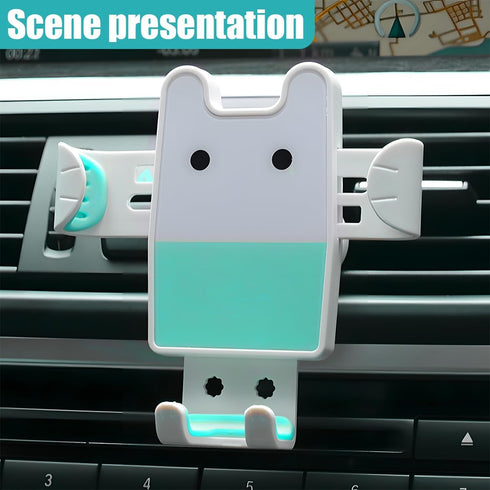 Tuxihapp 360 Car Cell Phone Holder for Air Vent Universal Cellphone Stand Clamp Car Phone Mount Fits Most iPhone