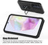 Samsung Galaxy A35 5G Case, Shockproof with Sliding Camera Cover & Ring Holder Kickstand, Black