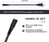 TV Power Cord - 10FT 2 Prong Non-Polarized Plug NEMA 1-15P to C7 Figure 8 Replacement Supply Cord 2 Slot Compatible with PS4/Speaker/Monitor (Black-18AWG)