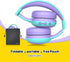 gorsun Bluetooth Kids Headphones with Microphone, Wireless Headsets with 85dB Volume Limited for Boys and Girls (Purple)