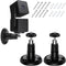 Adjustable Wall Mount for Wyze Cam Pan & Wyze Cam V3/Ring Camera, Indoor Outdoor Mount, 2 Pack Black