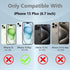 KANGHAR Magnetic Clear Case for iPhone 15 Plus - Anti-Yellowing, Shockproof Slim Cover, Compatible with MagSafe, Deep