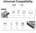 Duttek USB A to USB C Adapter 10 Pack, USB Type C Male to USB 2.0 Type A Female Connector for Phone, Laptop