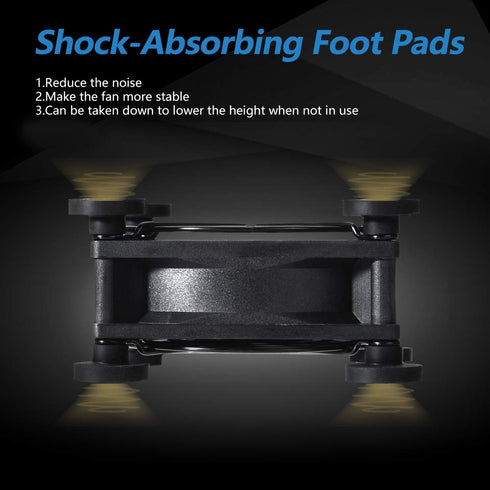 Dual 80mm USB Speed Control Fan, 5V Portable Cooling Fan for Flat-Screen TV, Router, DVR, and Computer Cabinet