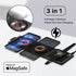 Dual 15W 3 in 1 Apple Charging Station, Foldable Fast Charger for iPhone, Watch, AirPods, Compatible with iPhone