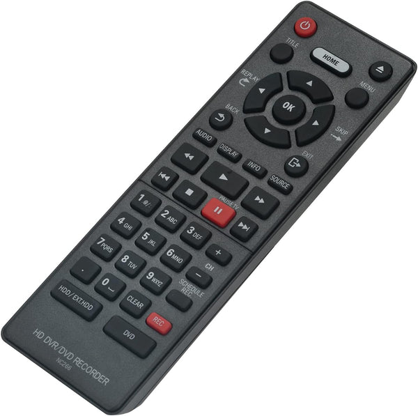 NC266 NC266UH Remote Control - Compatible with Magnavox HD DVR DVD Recorder MDR868H, MDR865H, MDR867H