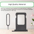 Black SIM Card Slot Replacement for iPhone 11, Single SIM Version Card Tray Holder Adapter with Waterproof Rubber Ring