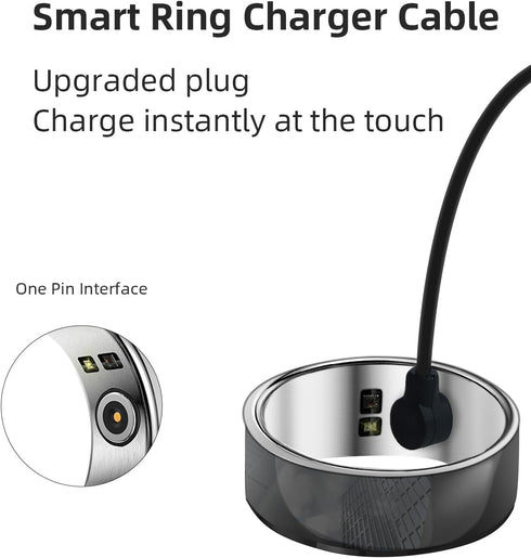Smart Ring Charger Cable, Smart Hand Fitness Ring Watch Charger (1P) by MAKCPOIMER