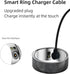 Smart Ring Charger Cable, Smart Hand Fitness Ring Watch Charger (1P) by MAKCPOIMER