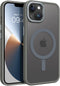 BENTOBEN Magnetic Case for iPhone 13 & 14, Compatible with Magsafe, Slim Shockproof Protective Cover, Gray