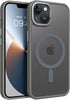 BENTOBEN Magnetic Case for iPhone 13 & 14, Compatible with Magsafe, Slim Shockproof Protective Cover, Gray
