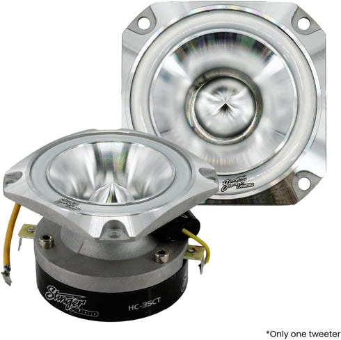 STINGER Audio 3.5" High Fidelity Compression Bullet Tweeters 1 Pair