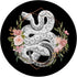 Snake Vintage Animal Drawing Retro Reptile Biology Black PopSockets Standard PopGrip