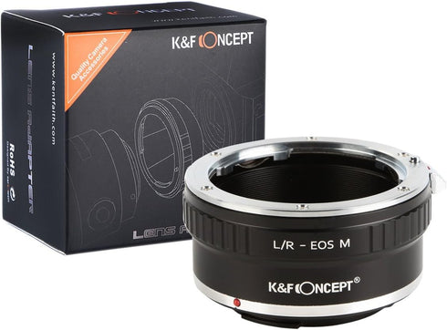 K&F Concept L/R-M Lens Mount Adapter for Leica R Lens to Camera Body