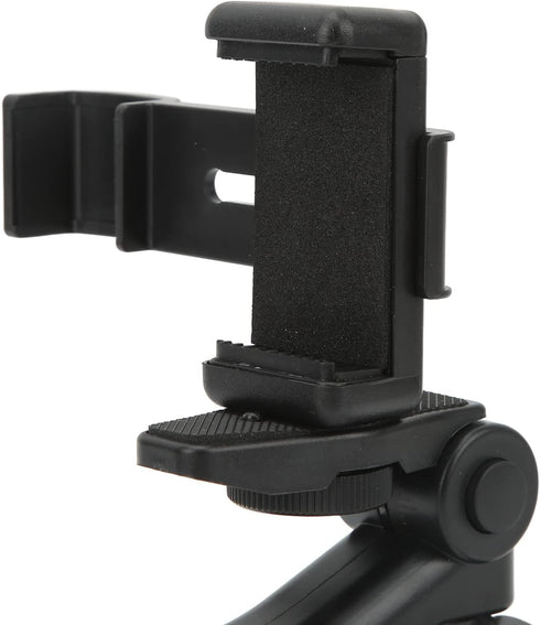 FOSA Tripod Phone Mount Holder, Portable Aluminum Alloy Selfie Stick Phone Tripod Compatible with Camcorder, Folding