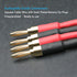 UCINNOVATE 2 Pack 13 AWG Speaker Wire with Gold-Plated Right Angle Banana Plugs, 3m HiFi Audio Cable