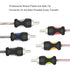 RCI617 99.99% 17ft 6-Channel RECOIL Oxygen Free Copper RCA Audio Cable, Twisted Pair with Noise Reduction