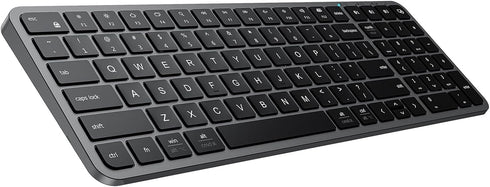 iClever Bluetooth Keyboard, Wireless Keyboard with Numeric Keypad, Multi-Device Rechargeable, Stable Connection,