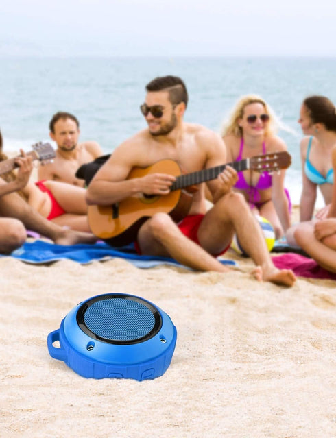 Kunodi Bluetooth Shower Speaker, IPX7 Waterproof, Dynamic Lights, Crisp Clear Sound, True Wireless Stereo, Portable