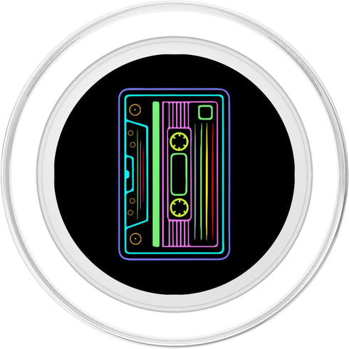 Cassette Tape - 80s 90s Music Retro Vintage Disco Party PopSockets MagSafe PopGrip for iPhone