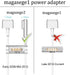 Universal Adapter, Replacement for Mac Pro 13 Inch Display AC 60W Magnetic Shape Connector Power Adapter (Before Mid