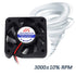 2 PCS Brushless Cooling Fan - Icstation DC Cooling Fan 50mm x 50mm x 10mm 5010 12V 2 Pin Fan for 3D Printer