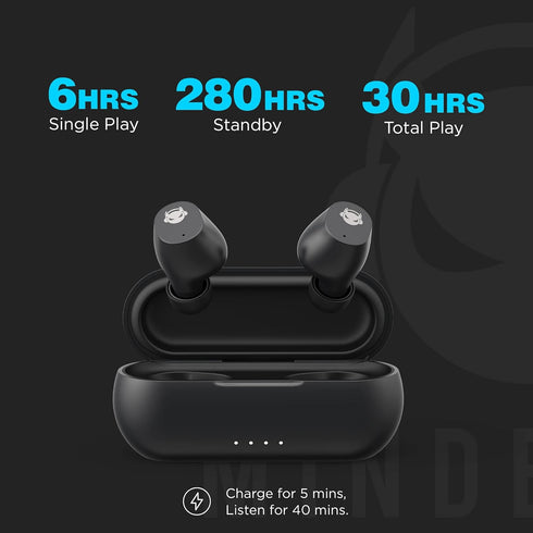 Wireless Bluetooth Earbuds with Advanced Noise Cancellation, Deep Bass, IPX5 Waterproof - 36-Hour Battery Life - T98