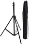 Amazon Basics Portable Aluminum Photography Light Stand Tripod with Case, 2.8-6.7 feet, Black