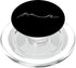 PopSockets MagSafe PopGrip for iPhone - Mountain Wave Cool Black Art Drawing Hiker Ocean Gift