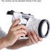 Waterproof Housing Bag for DSLR Cameras, Full Sealed Underwater Case, 20M Anti Shock Bag for Nikon (White)