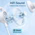BQRTUIO 10mm 3.5mm Wired in-Ear Earbuds with Microphone, Hi-Fi Sound, Noise-Isolating Fit, Drivers, Jack for Phone